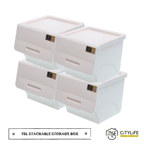 drop front metal storage box|stackable open storage boxes.